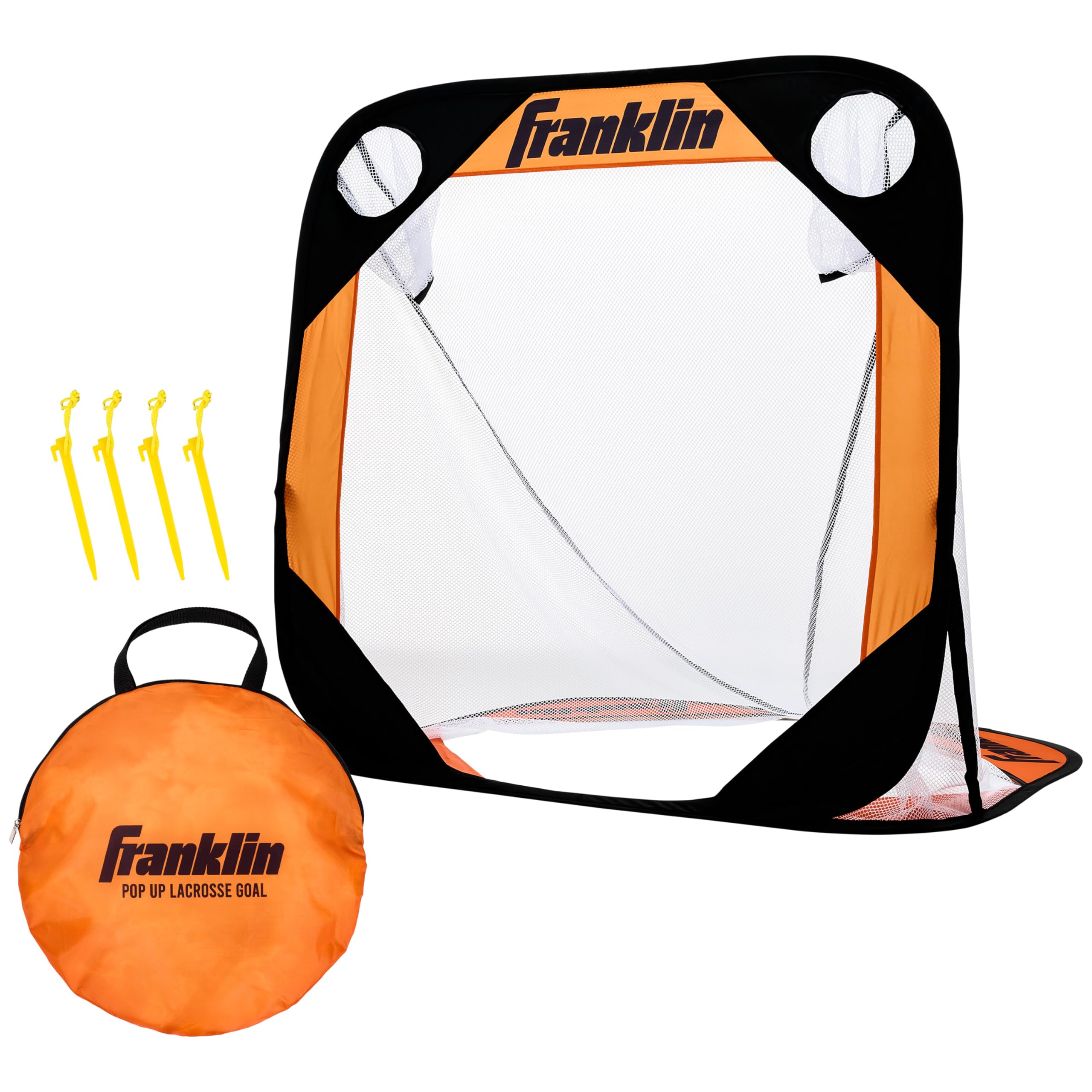 Amazon.com : Franklin Sports Youth Lacrosse Pop-Up Goal – 3'x3