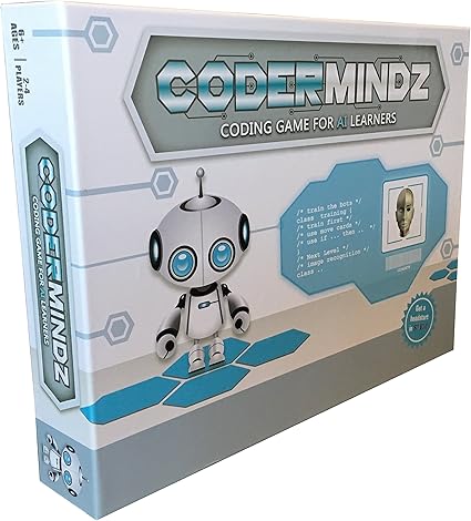 Game for AI Learners! NBC Featured: First Ever Board Game for Boys and Girls Age 6+. Teaches Artificial Intelligence and Computer Programming Through Fun Robot and Neural Adventure!