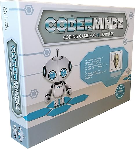 Game for AI Learners! NBC Featured: First Ever Board Game for Boys and Girls Age 6+. Teaches Artificial Intelligence and Computer Programming Through Fun Robot and Neural Adventure!