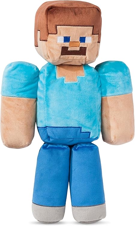 Amazon マインクラフト 男の子 青いスティーブ 抱き枕 ぬいぐるみ フィギュア 18インチ ぬいぐるみ おもちゃ