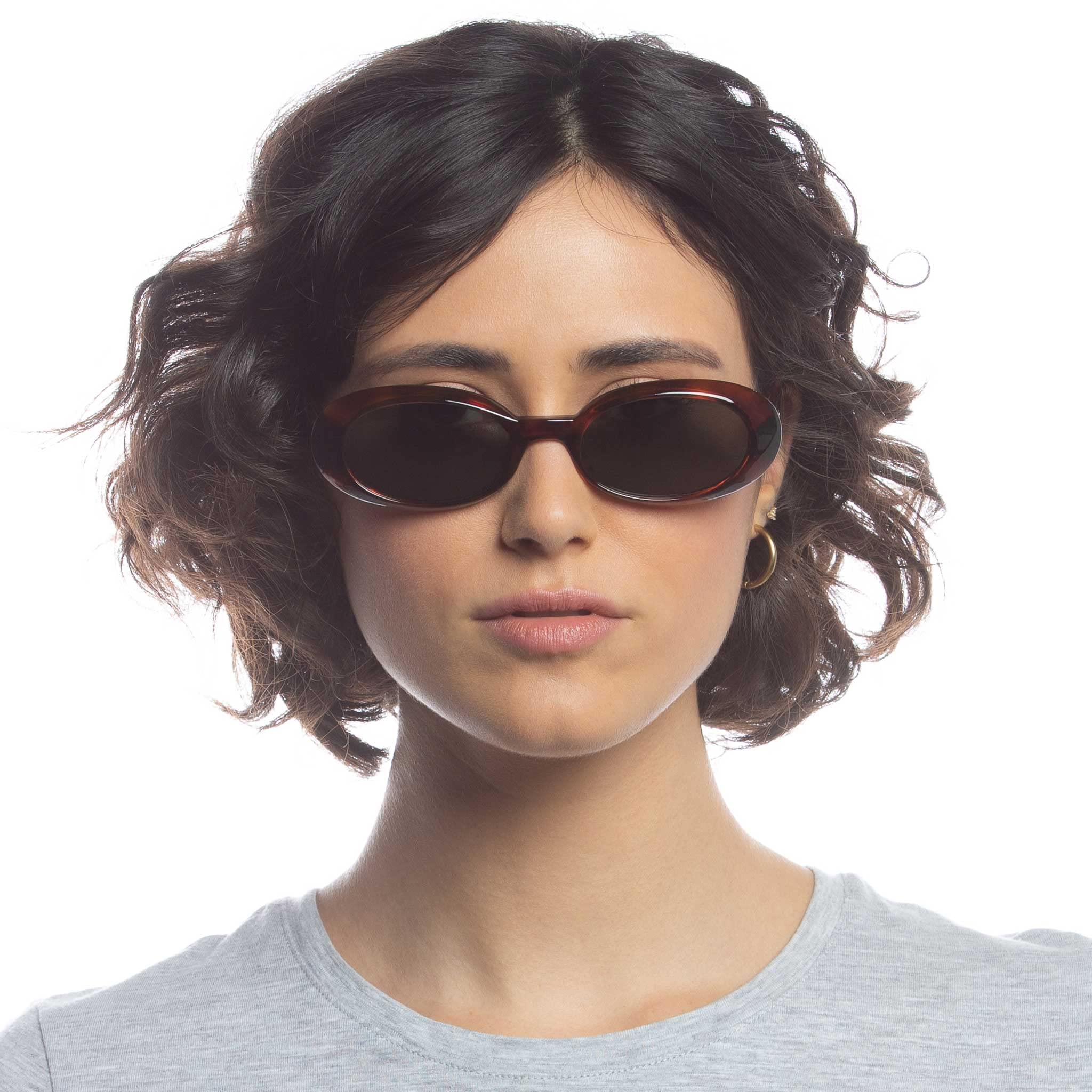 Le Specs Work It! - Gafas de sol para mujer, estilo retro de los años 90, forma ovalada