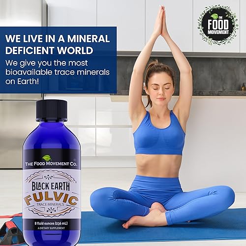 Miniatura 4 de Ácido fúlvico Black Earth - Minerales fúlvicos húmicos con electrolitos para la salud digestiva y la recuperación del ejercicio, suplemento de