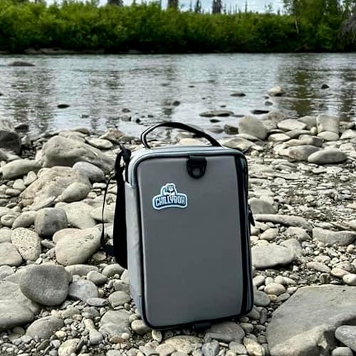 Miniatura 8 de Chillybox Lonchera patentada con bandeja de refrigeración reutilizable, contenedor de plástico sellable versátil  Bolsas de almuerzo para hombres y