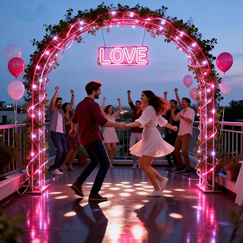 Tira de luces solares para exteriores de 33 pies, 100 luces LED de color caramelo, impermeables, luces parpadeantes para boda, patio, jardín,