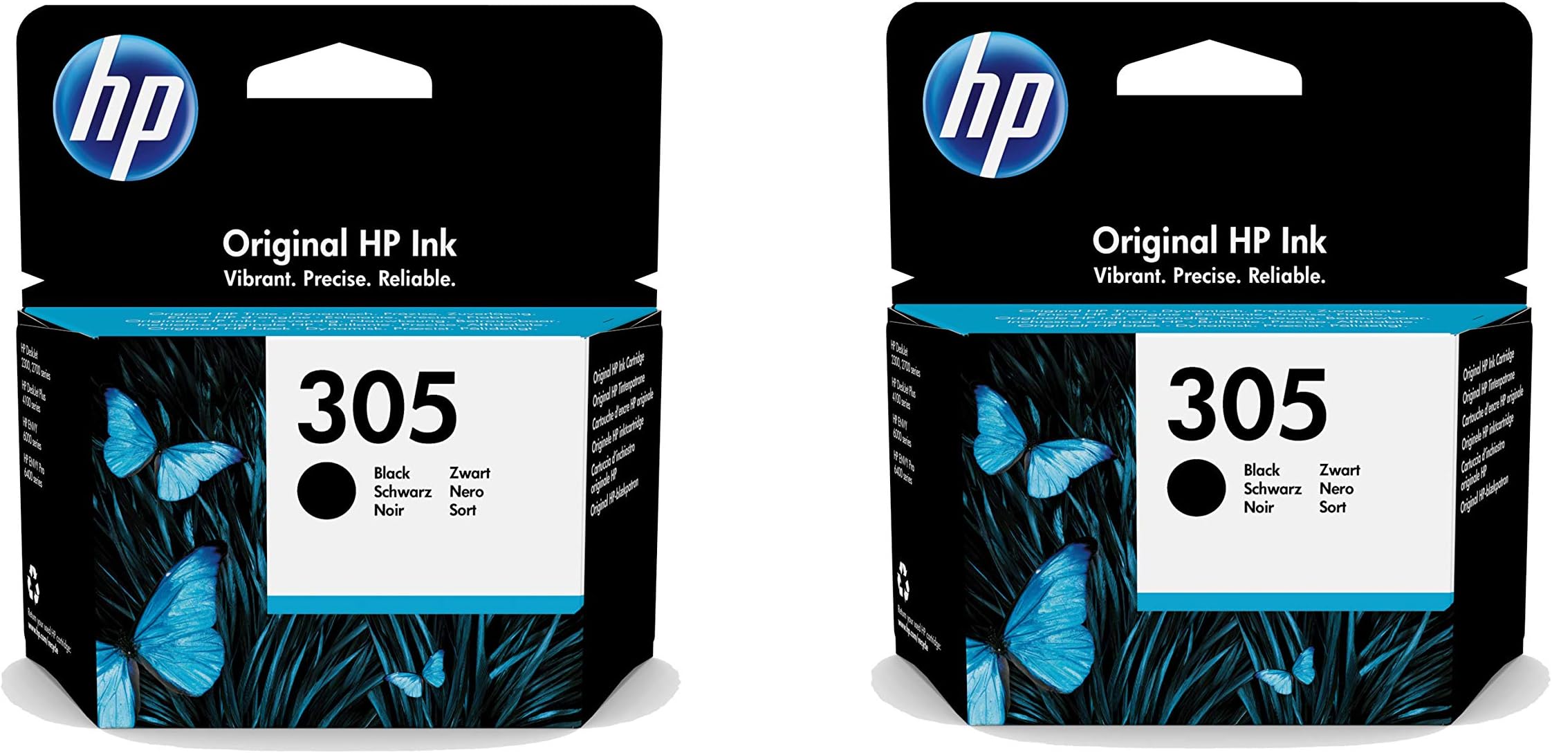 HP Original 305 Black, Multipack 2 Pack