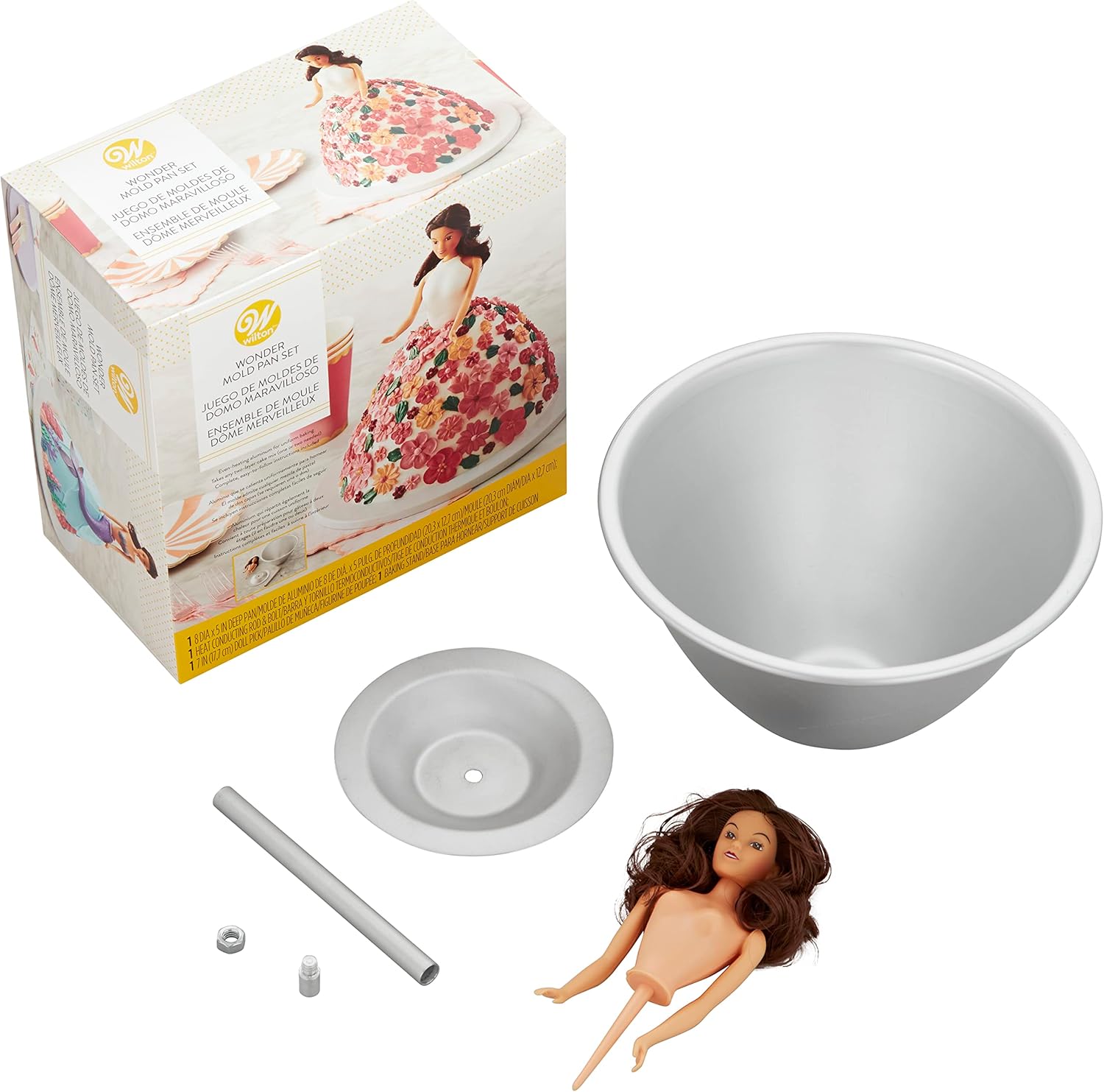 Wilton Wonder Mold Doll Cake Pan Set Create a Princess