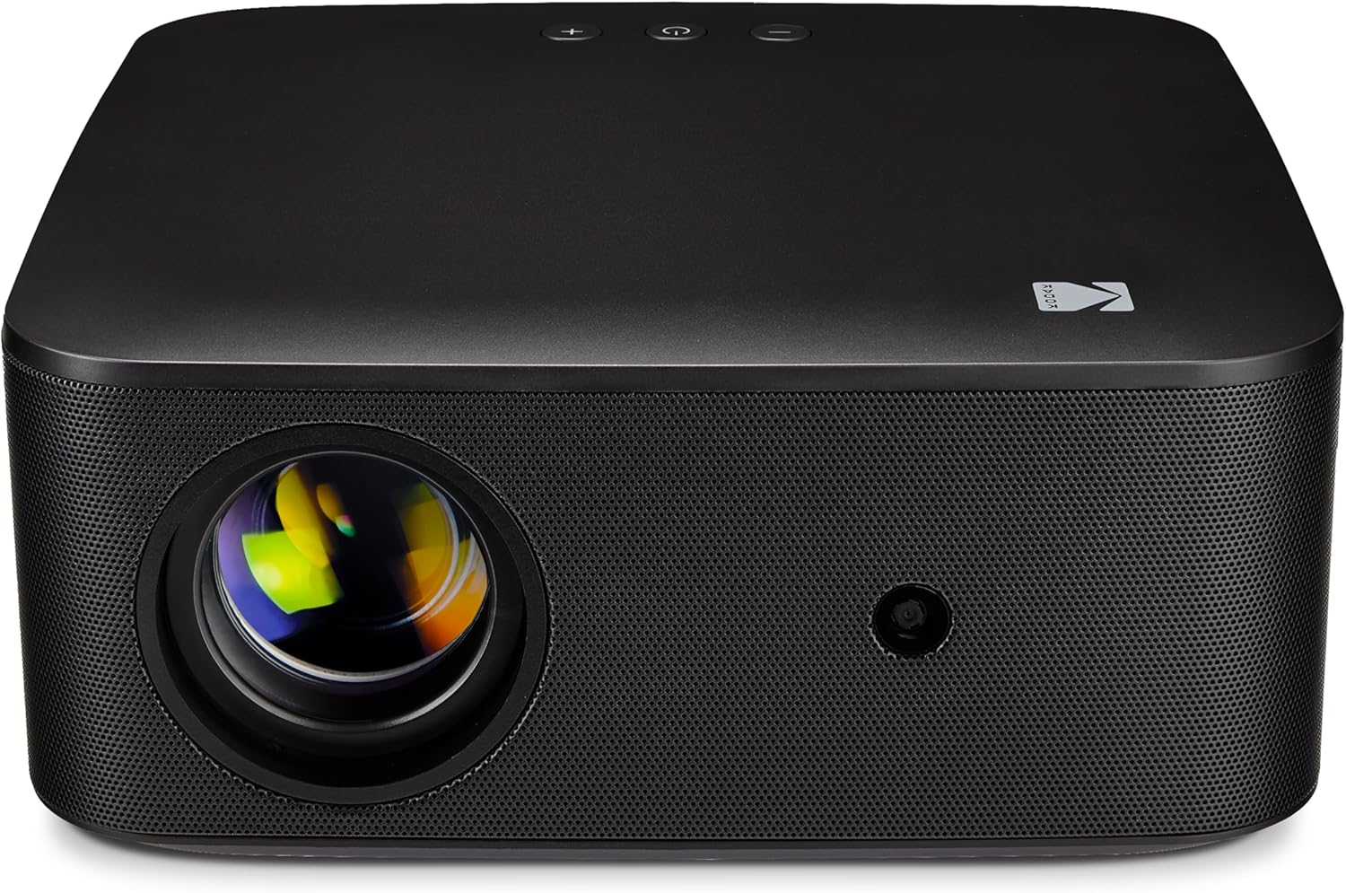 Kodak Flik X20 1080p Smart Projector, Google TV Dongle Built-In | 300 ANSI Lumens LED | Auto Focus & Keystone | HDMI & USB | Wi-Fi , Bluetooth 5.0 | HDR10, 4K Decode | Portable Home Theater (Black)
