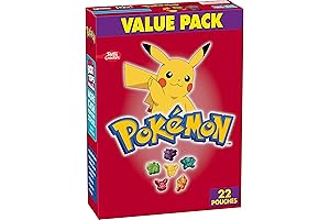 Pokémon Trunk or Treat Fruit Flavored Snacks Treat Pouches Value Pack