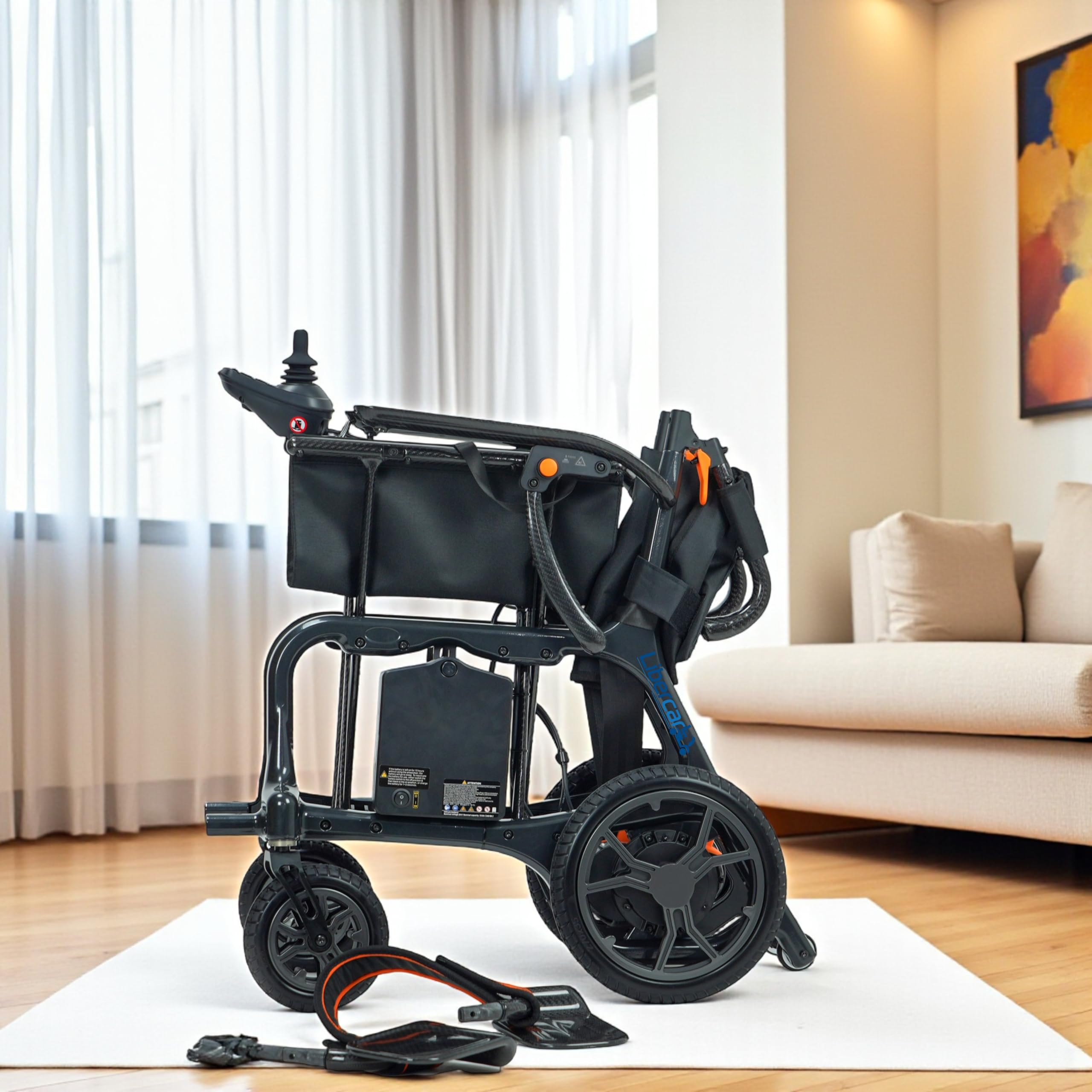 Silla de ruedas eléctrica Vera de Magnesio y fibra de carbono