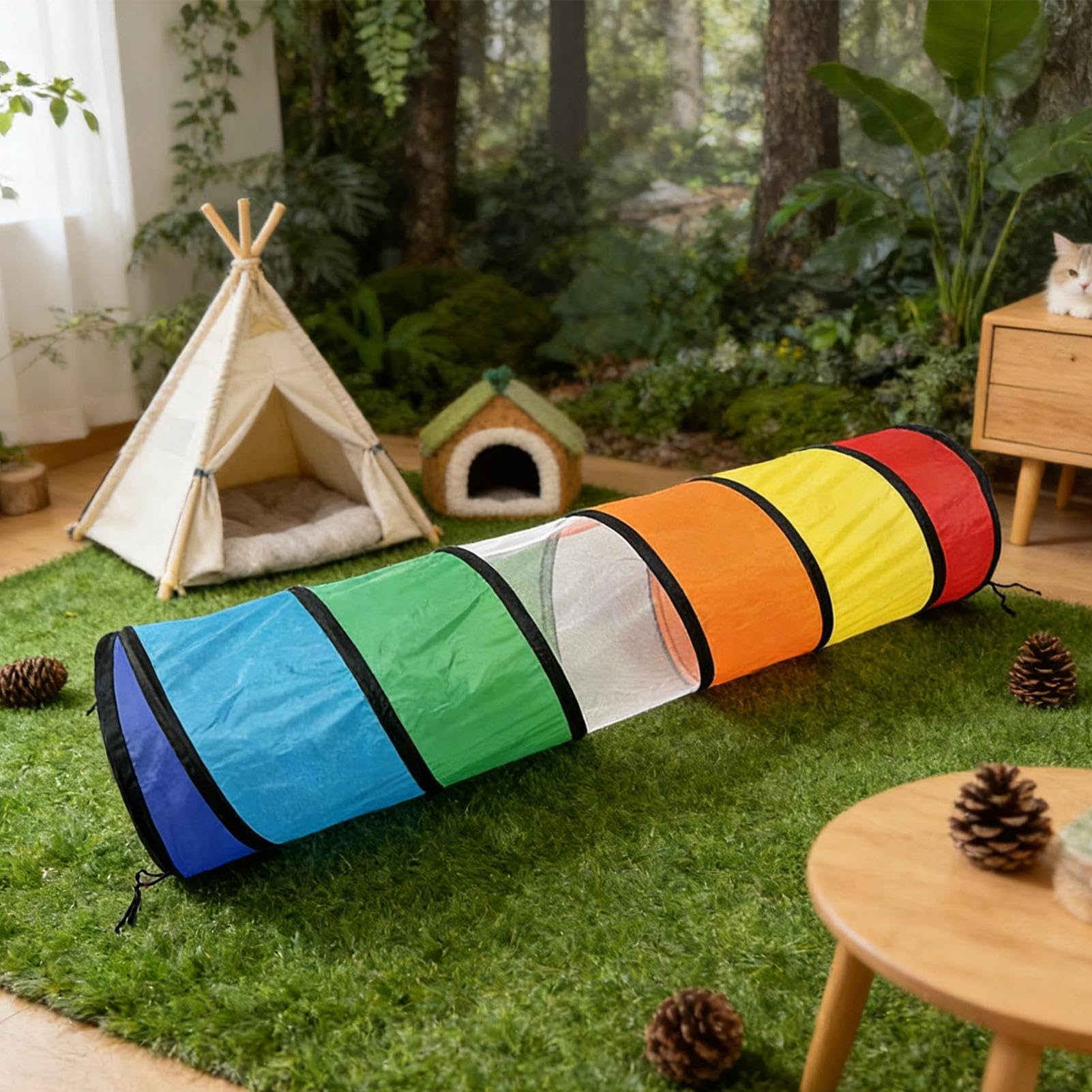 Spieltunnel für Kinder Krabbeltunnel für Kleinkinder | Garten Spieltunnel für Haus Garten Camping Spielplatz