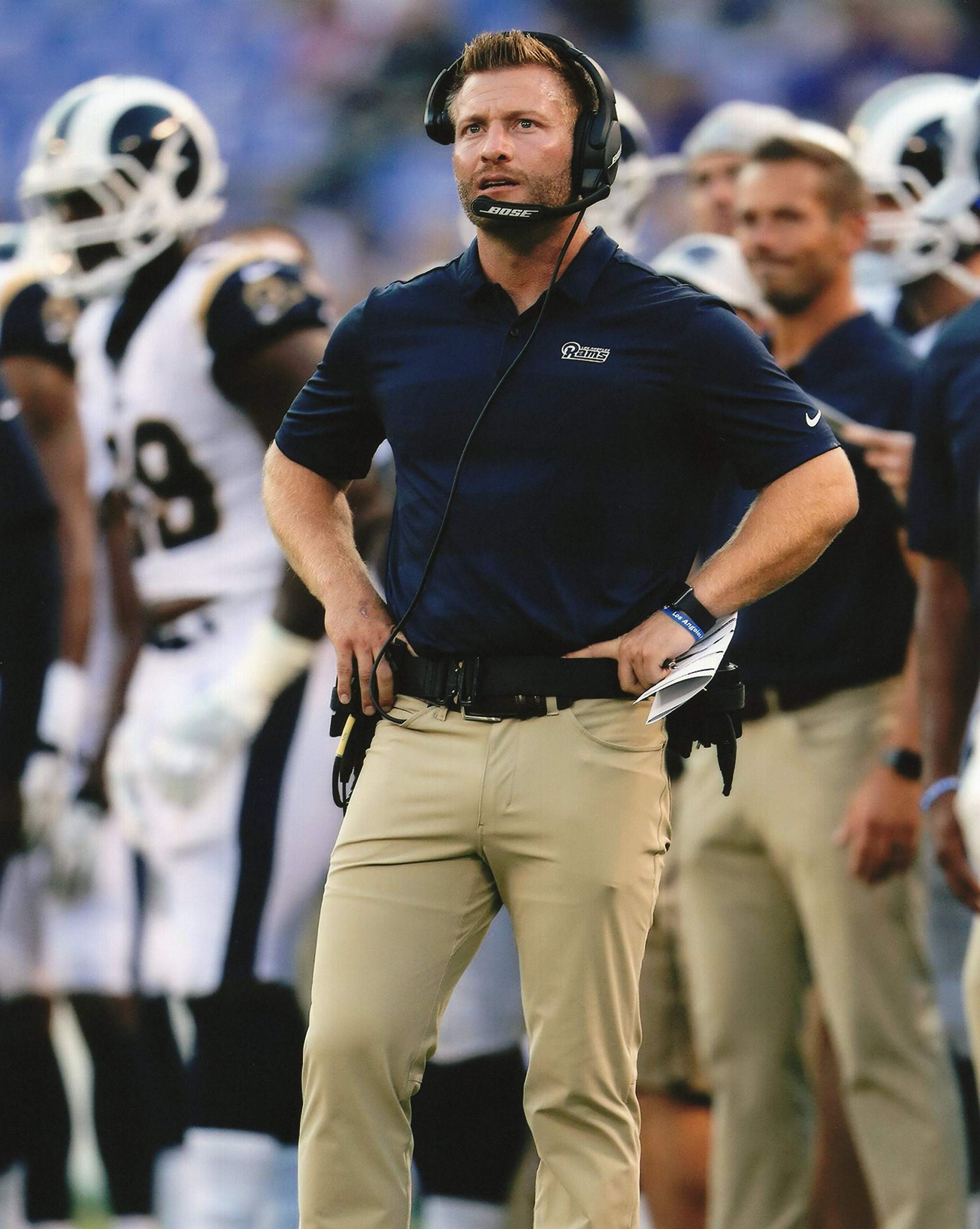 Amazon.com: COACH SEAN MCVAY LOS ANGELES RAMS 8X10 SPORTS ACTION PHOTO  (LL-1) : Sports & Outdoors