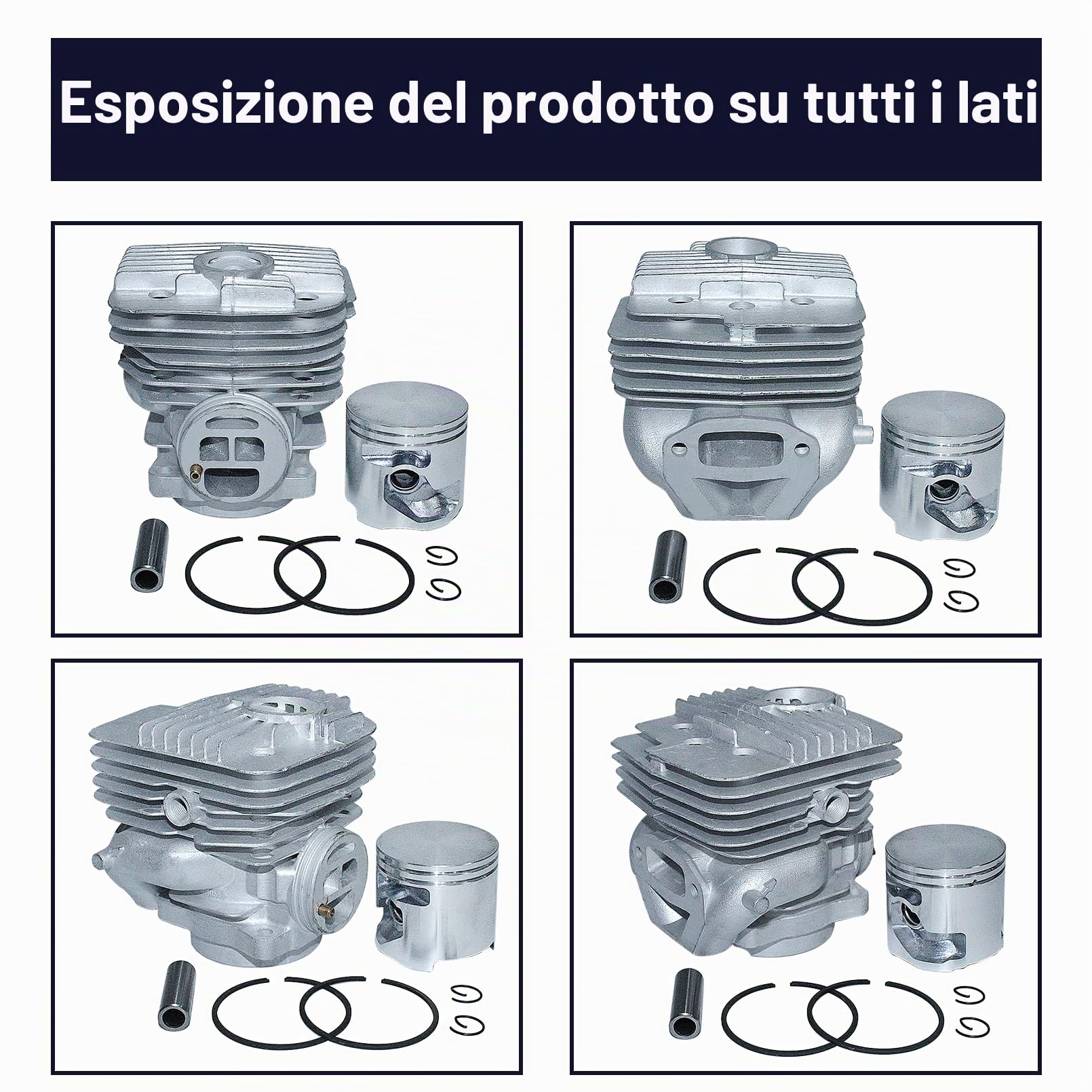 Kit pistone cilindro 56 mm, per sega da taglio Per Husqvarna K960 K970, 544 93 56-02, 544 93 56-03,