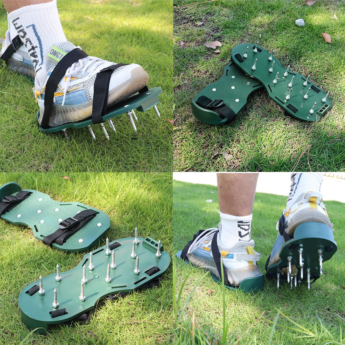 Napowietrzacz trawnika, profesjonalne buty do paznokci, buty do aeratora trawnika, buty do napowietrzania trawnika, buty do jastrychu, do zastosowania jako napowietrzacz trawnika lub buty do