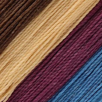 The Beadsmith Knot It Waxed Polyester Cord Adventures Calling 0.7mm Diameter 4 Cords, 15 Yards Each Make Jewelry, Macrame, Friendship Bracelets and DIY Crafts