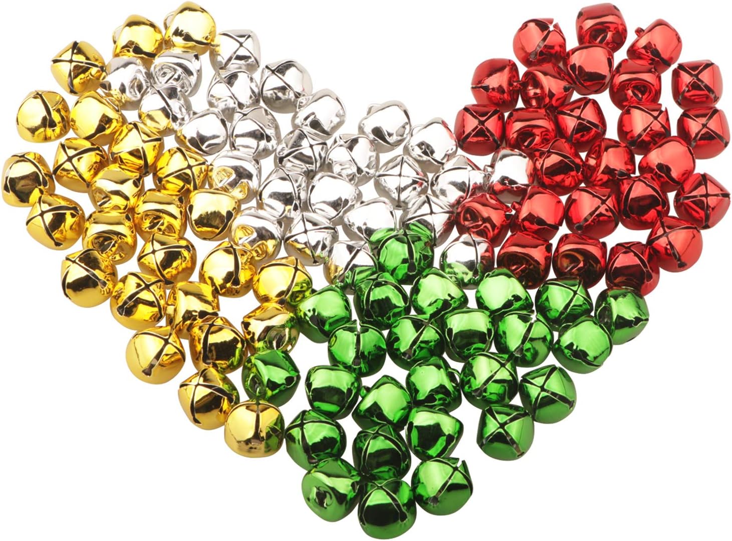 CRAFTY CAPERS 20 Silver & Gold Jingle Bells for Crafts 20mm Amazon