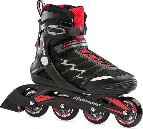 Bladerunner by Rollerblade - Patines en línea para hombre, color negro y rojo, modelo Advantage Pro XT