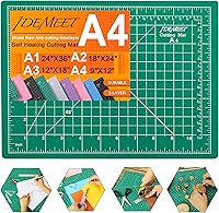 Vista 1 de Estera de corte autocurativa de 9"x12" de densidad mejorada, alfombrilla de corte rotatoria Idemeet para manualidades, protector de mesa de 5 capas