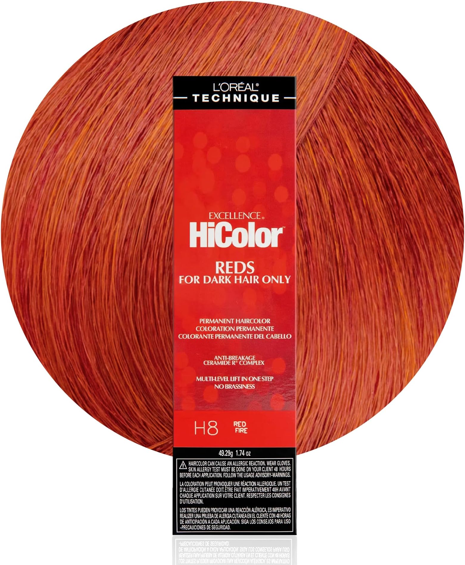 L'Oreal Excellence HiColor Red Fire 1.74 oz. Tube