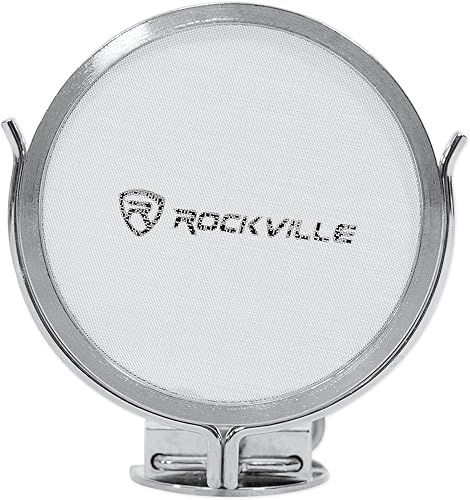 Miniatura 5 de Rockville Micrófono de condensador RCM03 48V, patrón cardioide, construcción de aluminio, conectividad dual, bajo ruido, para podcasting y grabación