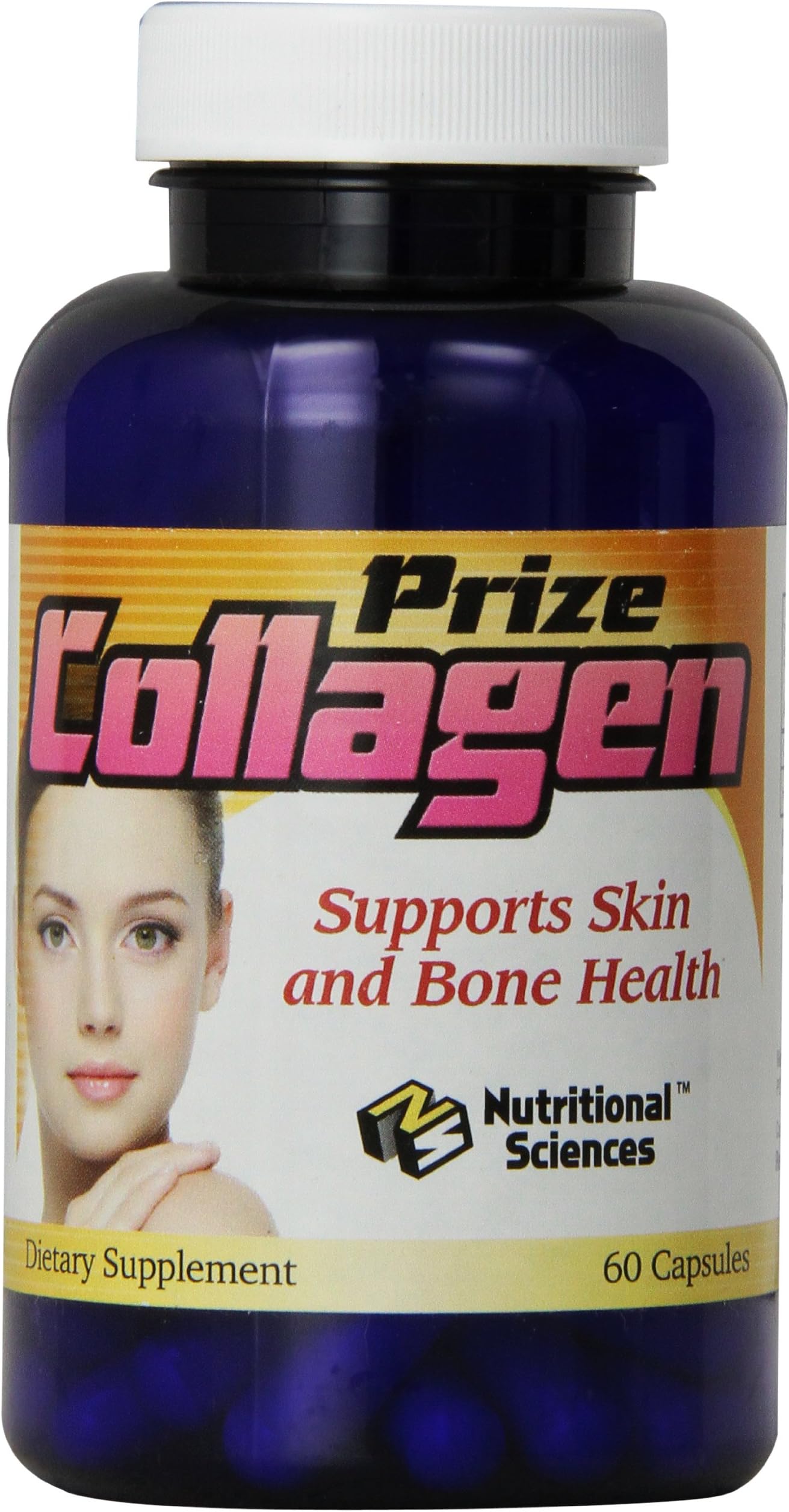 Nutritional Sciences Diet Supplements, Smooth Skin Support, Prize Collagen, 60 Count