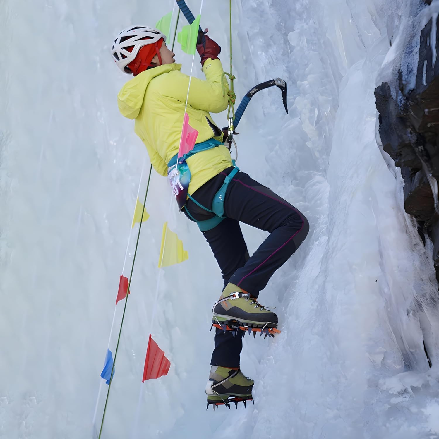 アイゼン チェーンスパイク 靴 登山 軽量 滑り止め 転倒防止 凍結防止 雪 釣り 磯 着脱簡単 男女兼用