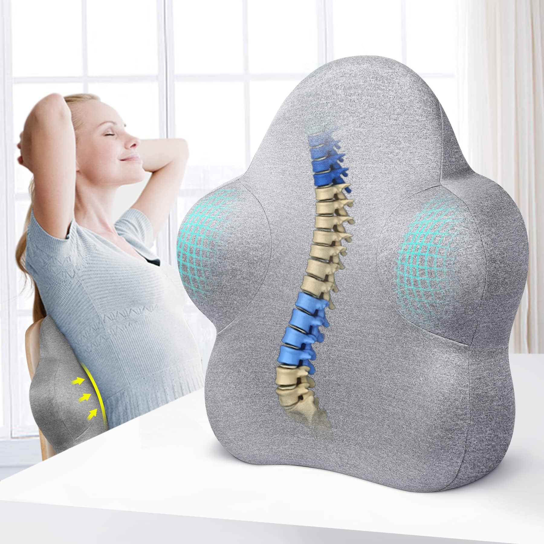 Seat Cushion for Office Chair, NonSlip Chair Seat