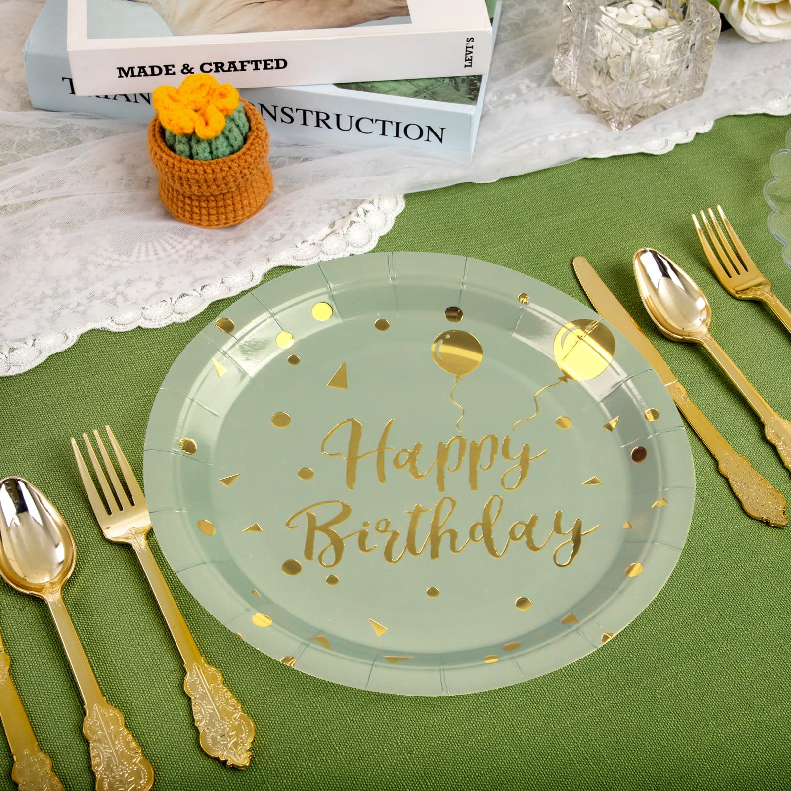 Piatti Di Carta Per Festa A Tema Coccodrillo | 8 Pezzi Da 22,9 Cm, Robusti E Colorati