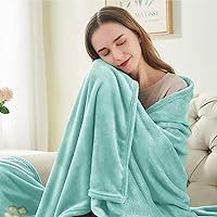 Vista 190 de BEDELITE Fleece Blanket White Throw Blanket for Couch & Bed, Luxury Plush Cozy Fuzzy Blanket 50" x 60", Super Soft Warm Lightweight Throw Blanket