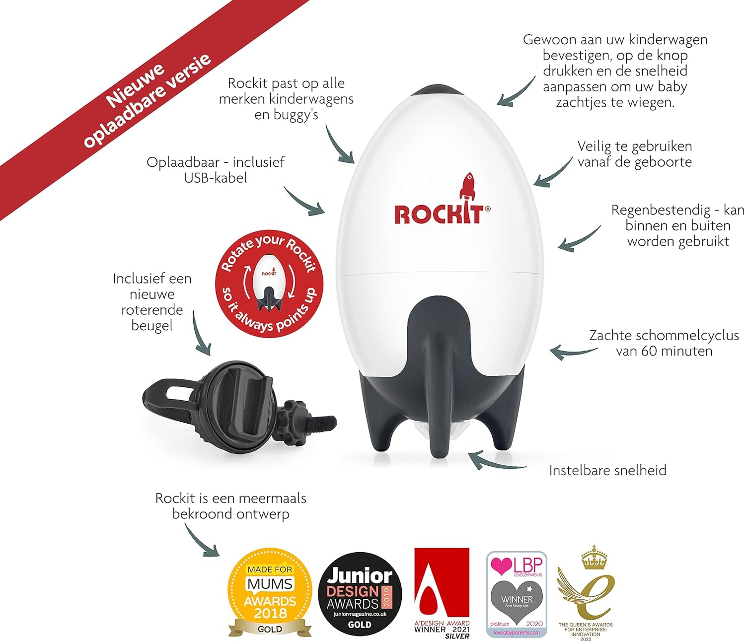 Rockit Rocker Oplaadbaar