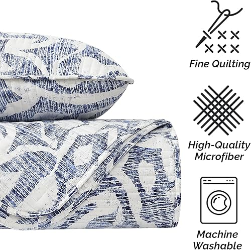 Miniatura 5 de Southshore Fine Living, Inc. Khari - Juego de ropa de cama de 3 piezas con edredón tamaño matrimonialQueen y 2 fundas a juego, estilo tapiz impreso