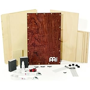 Meinl Percussion Deluxe Cajon Kit - Large drum box for DIY assembly - includes tools - Playing Surface Burl Wood (DMYO-CAJ-BU) Meinl Percussion Deluxe Cajon Kit - Large drum box for DIY assembly - includes tools - Playing Surface Burl Wood (DMYO-CAJ-BU)