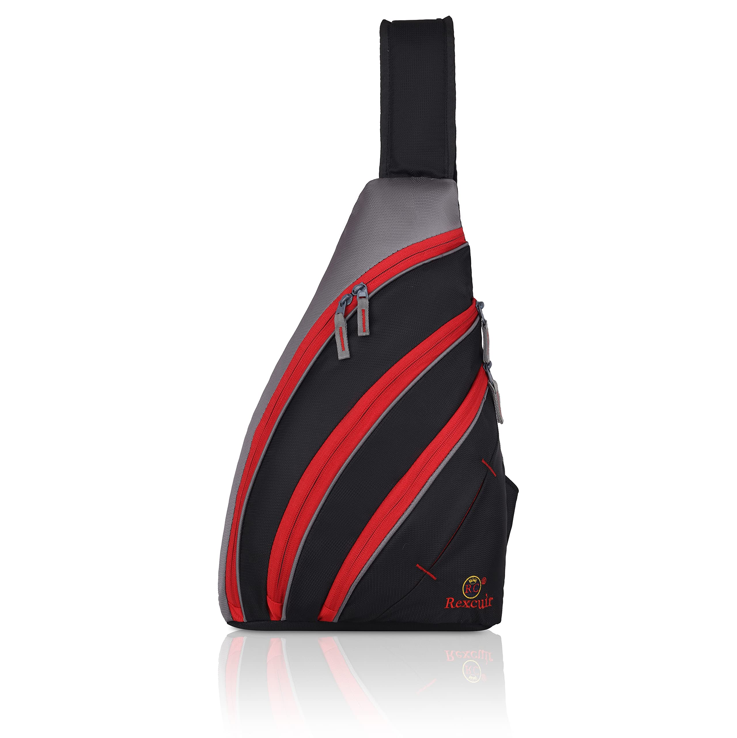 rc rexcuir Sling Bag for Men | Chest | Stylish Shoulder | Crossbody Bag for Men | Lightweight One Strap Sling backpack for travelling | Hiking | Jogging | Gym | Picnic & Daily Use-picture-46