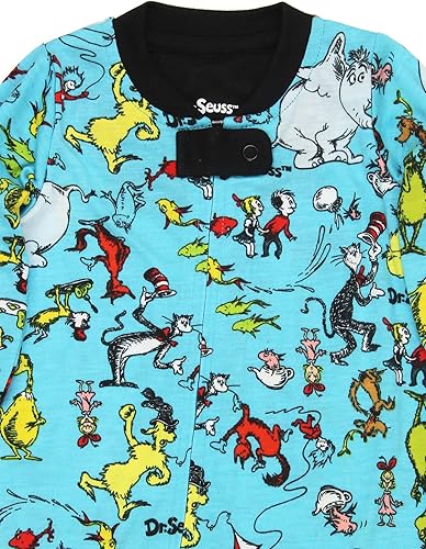 Miniatura 4 de Dr. Seuss Grinch Cat in The Hat - Pijama sin pies para niños pequeños