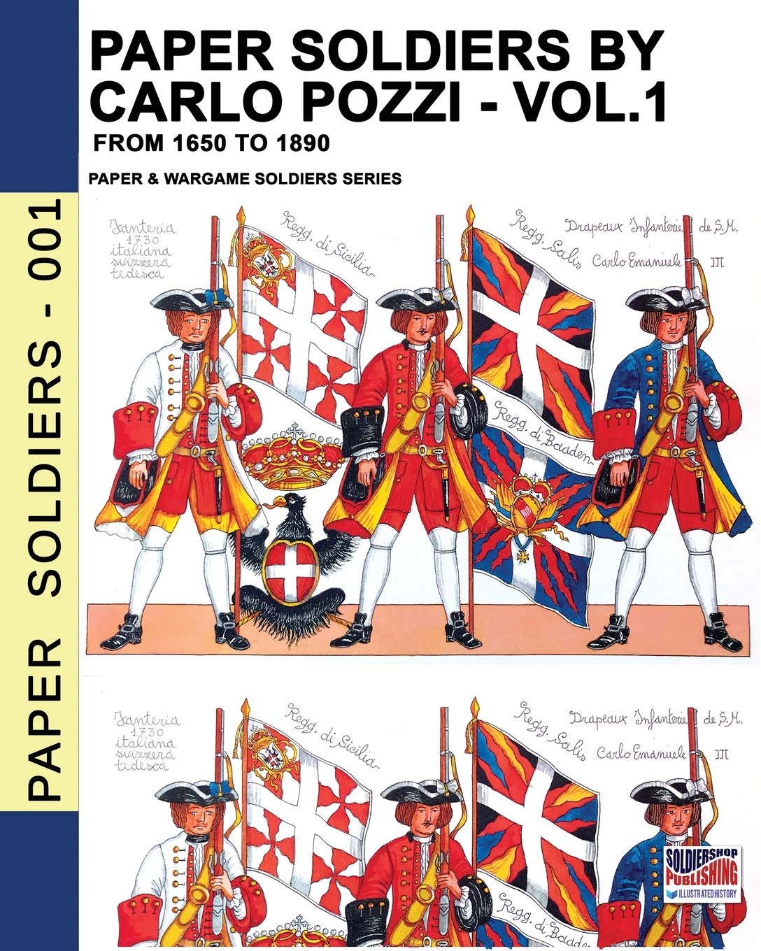 Paper Soldiers Carlo Pozzi Vol 1 cadeau idéal pour passionné d'histoire et modélisme