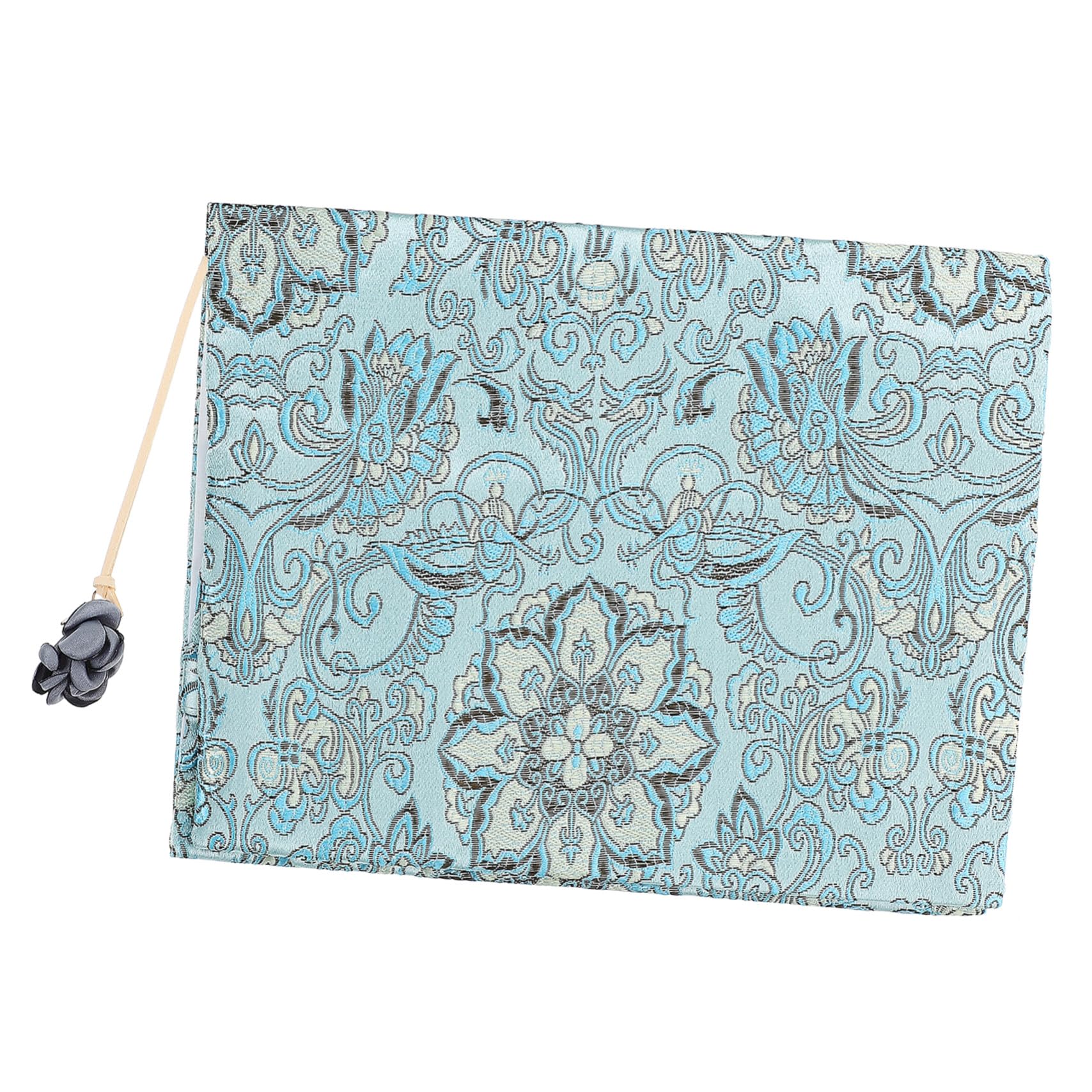 Angoily 5 Pièces Couverture de Cahier Tissu Réglable Protège Résistant Aux Rayures et Déchirures Décorative pour École et Bureau
