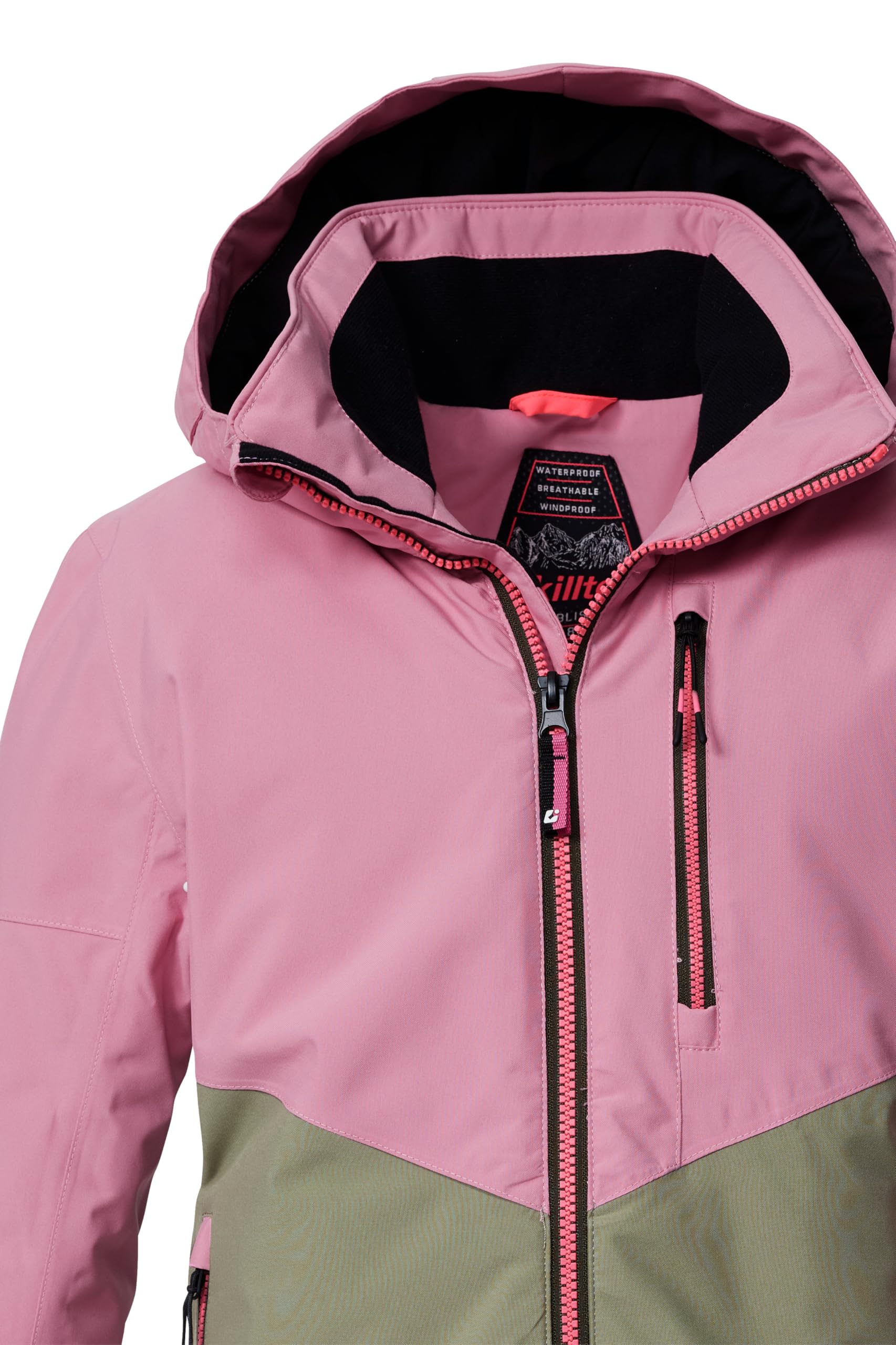 Killtec Ksw 207 Grls Ski Jckt Chaqueta de esquí/chaqueta funcional con capucha y protección contra la nieve Niñas