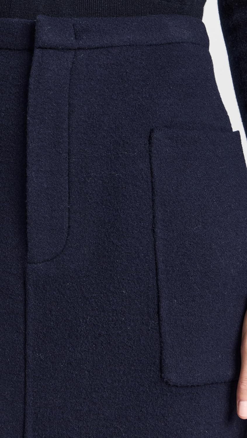 Vince Women's Brushed Wool Pencil Skirt