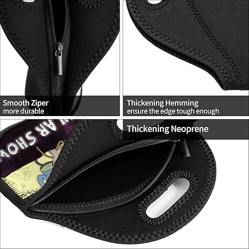 Miniatura 6 de Bolsa de almuerzo regular con diseño de anime, reutilizable, portátil, de neopreno, aislada, para picnic al aire libre, oficina, 11 x 11.4 x 5.5