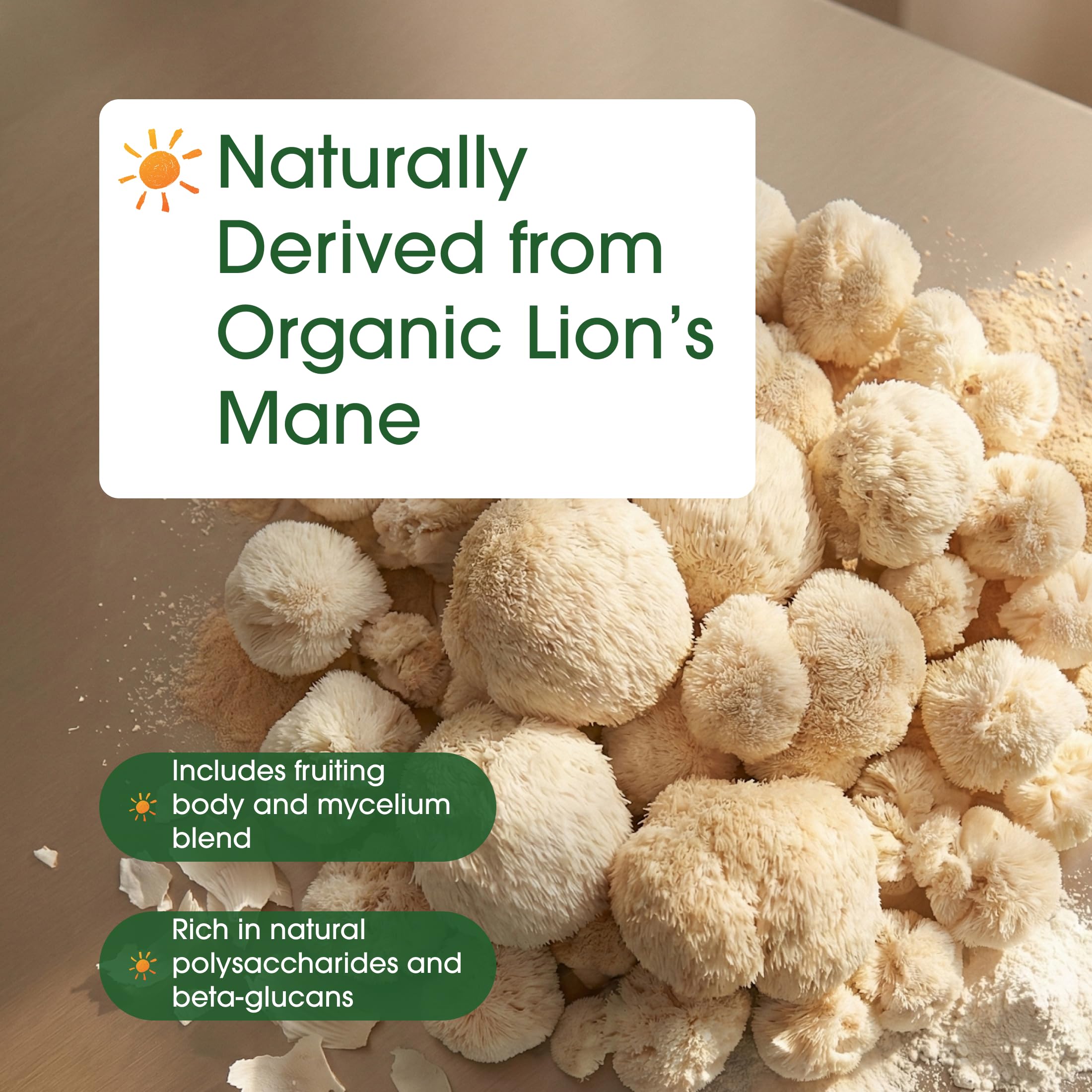 NatureBell Organic Lion's Mane Powder 1,500mg, 1 lb — Amazon image 6