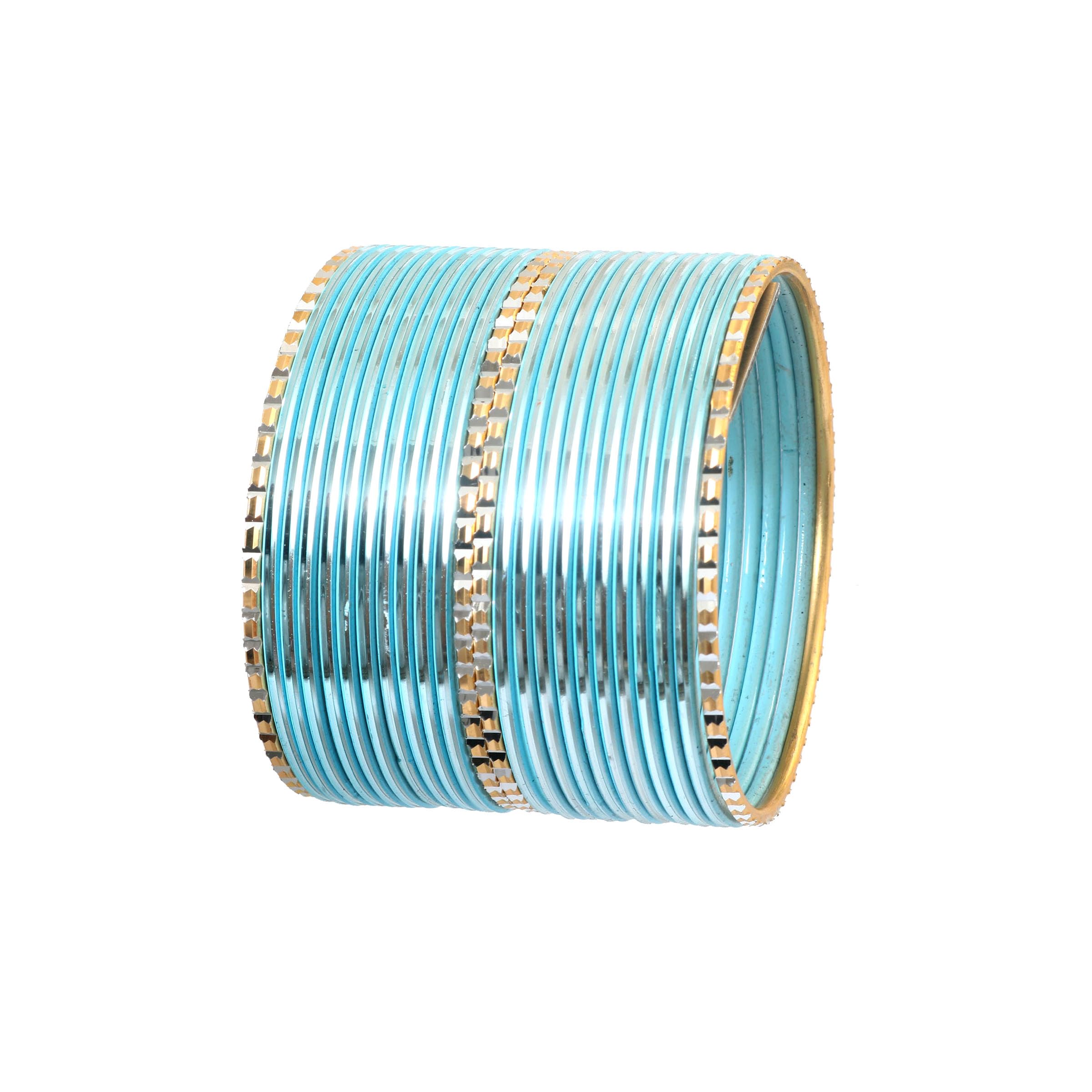 Colorful Bangle Set 2 Dozen Multi-Color Collection Glossy Glaze Exotic Matte Vintage Textured Metallic Glass Pattern Metal Alloy Bracelets 24 Piece Jewelry