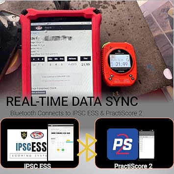 Shot Timer, Competition Timer for IPSC & USPSA (Orange) | Bluetooth, IROA Certified, Loud Buzzer, Competition Timer, Smart Sound Sensor