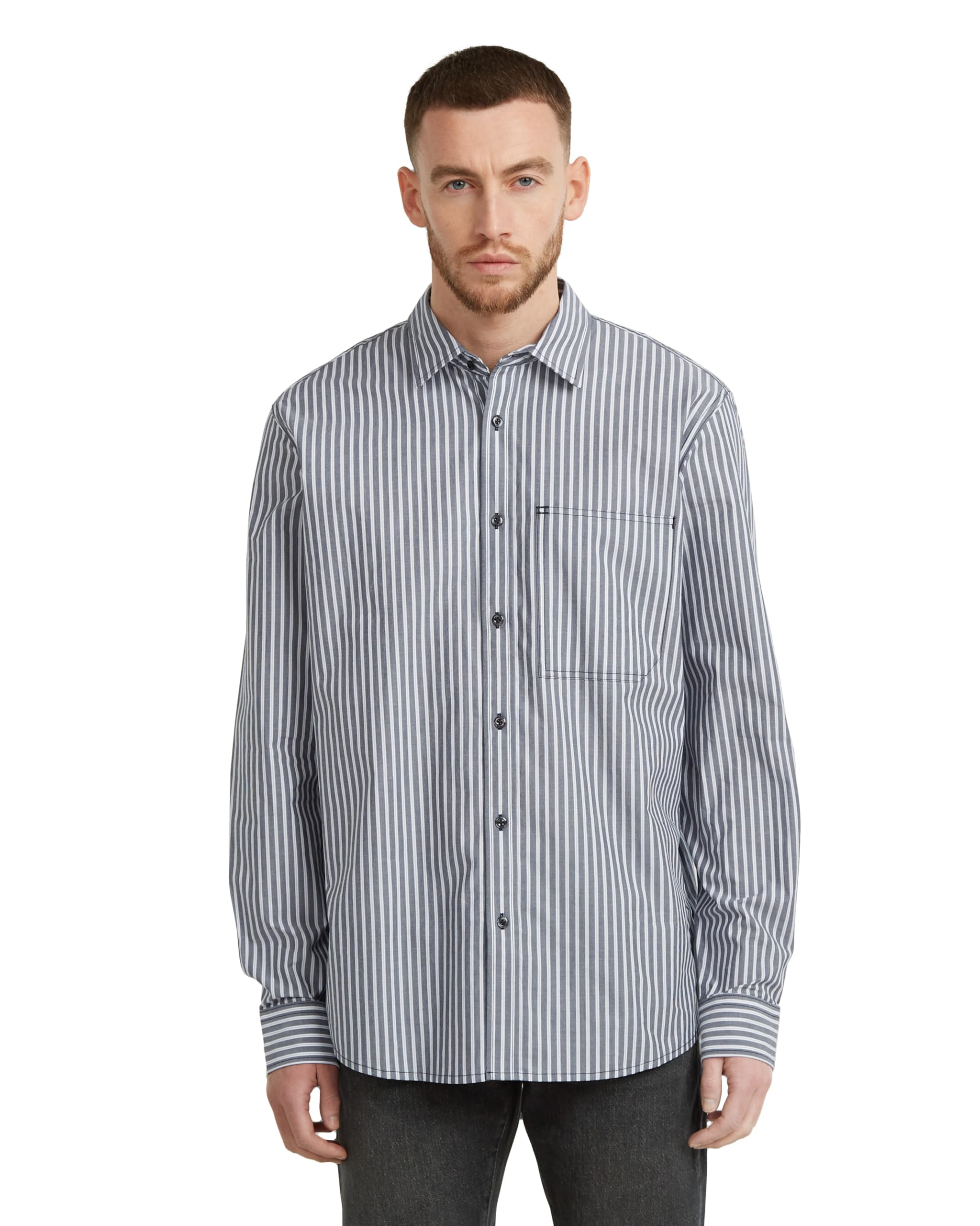 One Pkt Regular Shirt LS · D28117