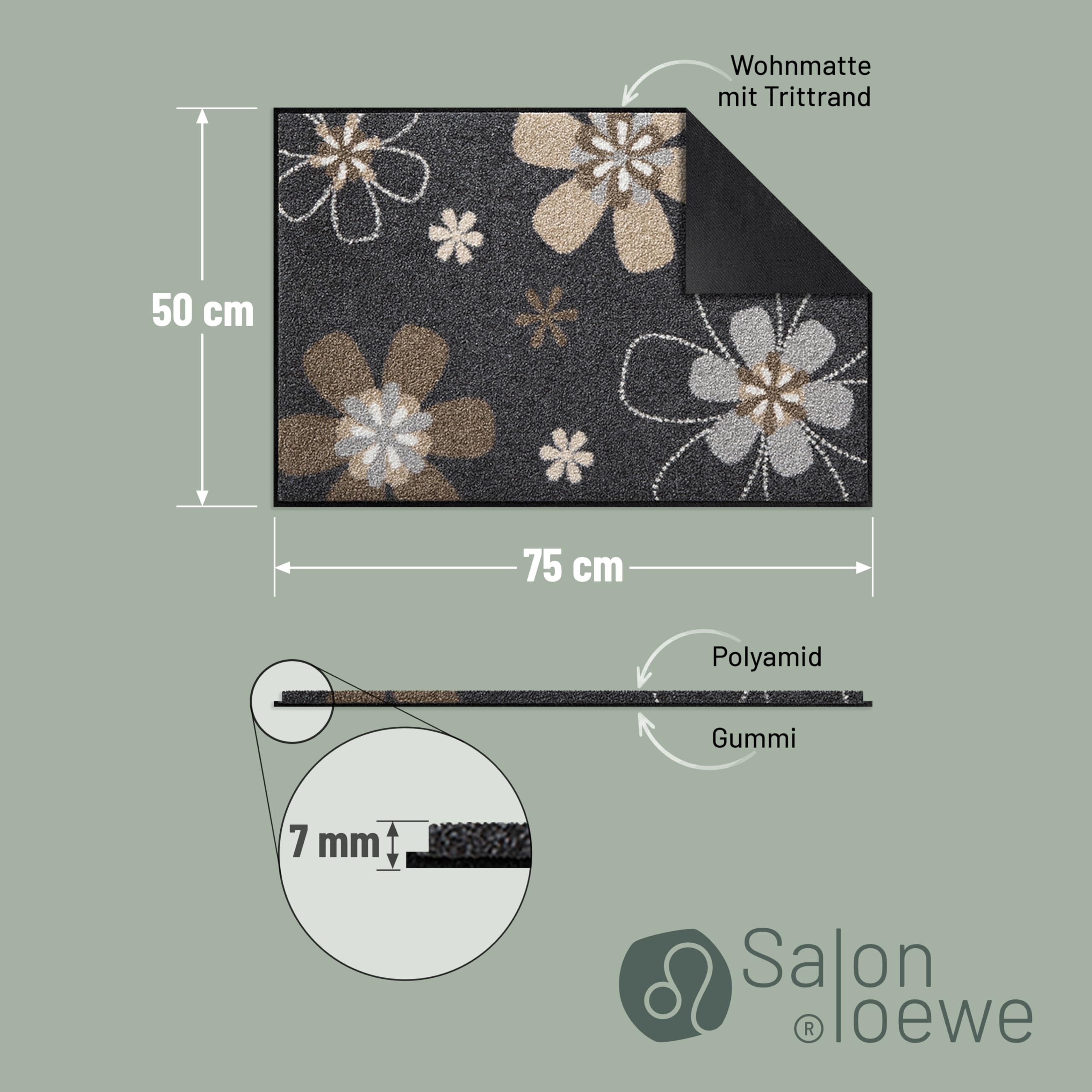 Salonloewe Fussmatte Florentina I Schmutzfangmatte & Fußabtreter für Innen 50 x 75 cm
