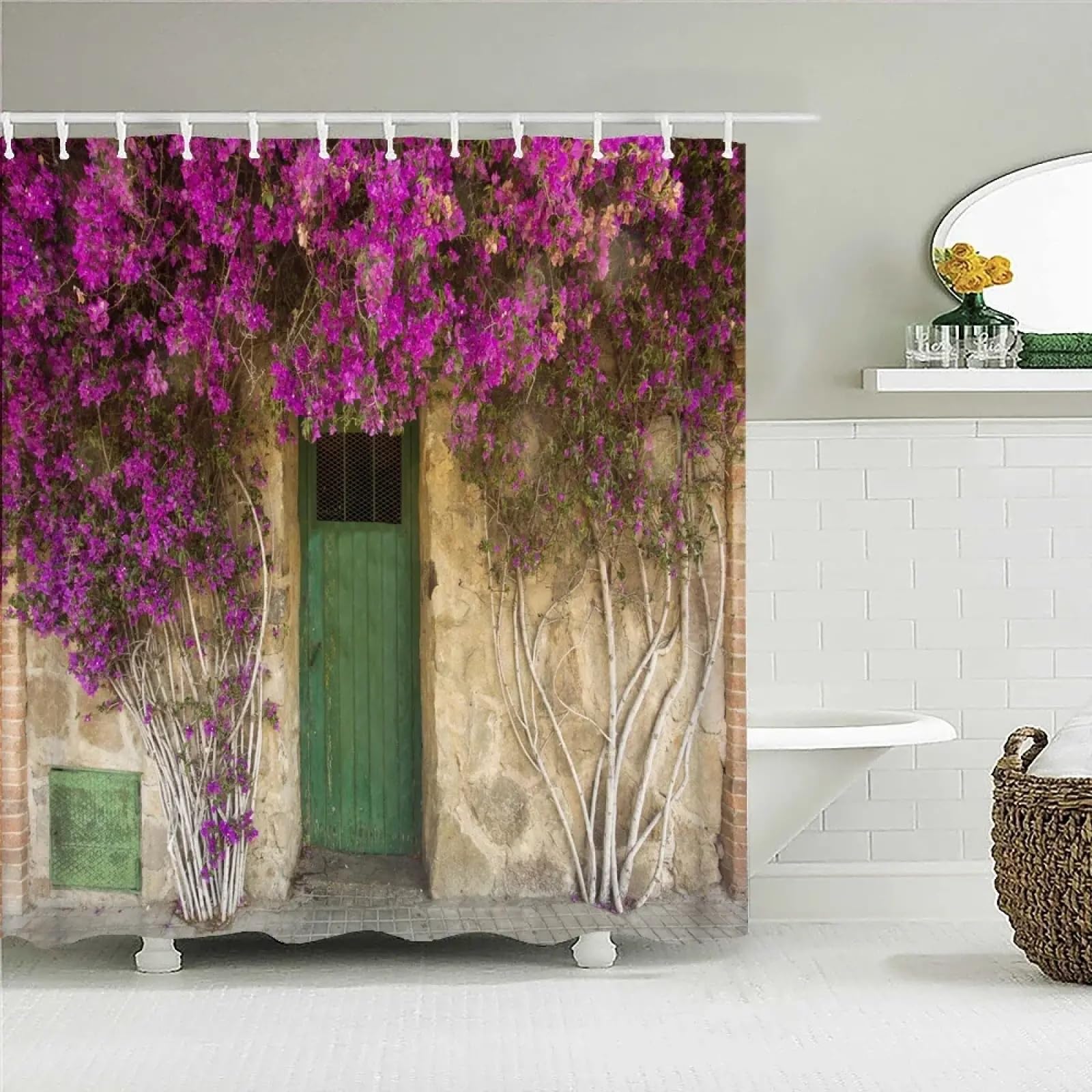 Rideau de douche anti-moisissure pour garder une salle de bain propre