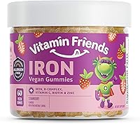 Vista 10 de Vitamin Friends - Multivitamínico vegano y hierro para niños - Gomitas de apoyo nutricional diario con fumarato ferroso, complejo B, vitamina C