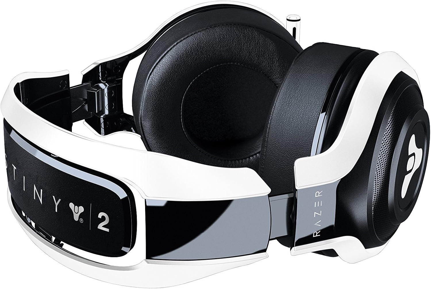 Razer Destiny 2 ManO'War Tournament Edition: in-Line Audio Control - Unidirectional Retractable Mic - Rotating Ear Cups - Gaming Headset Works with PC, PS4, Xbox One, Switch, & Mobile Devices
