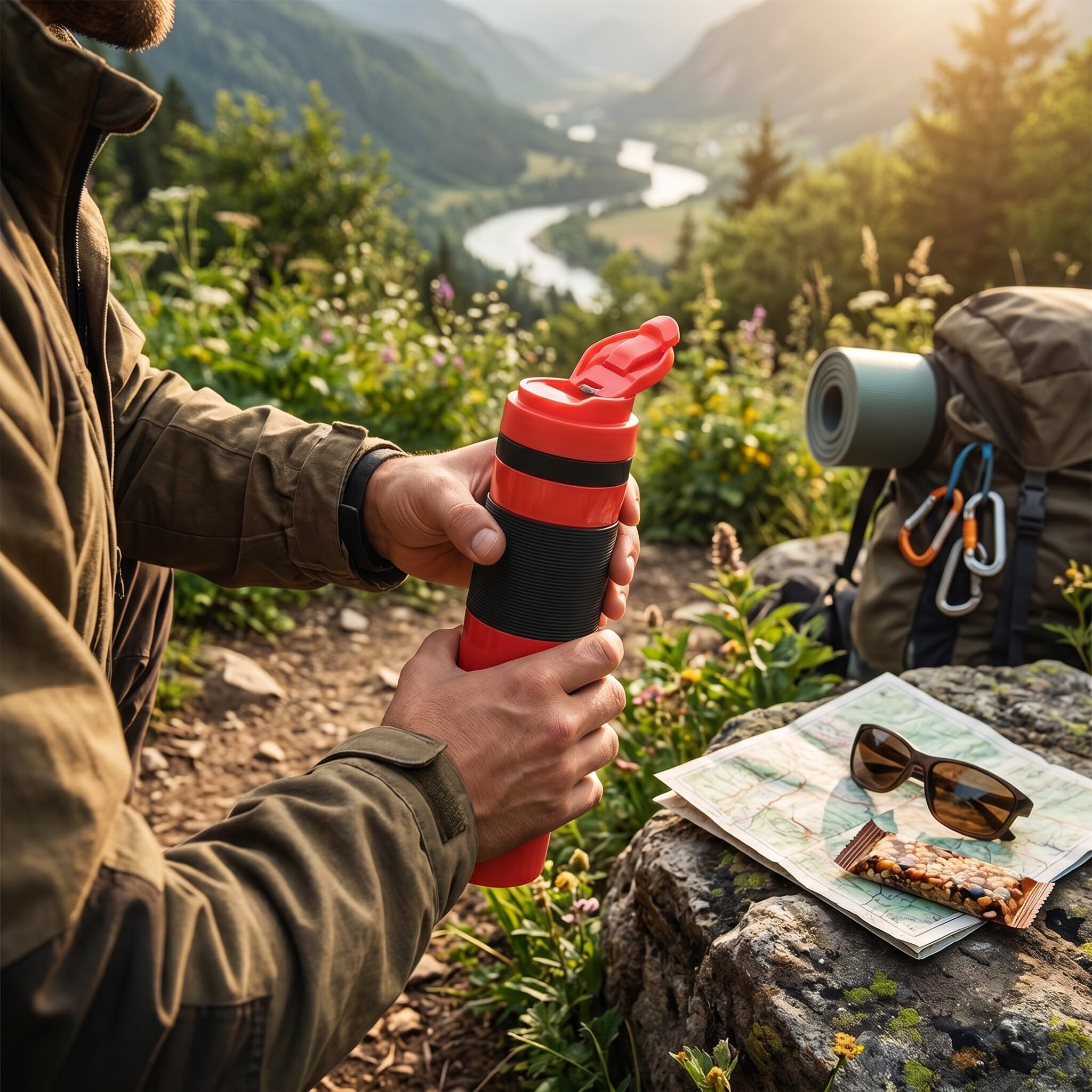 Zerodis Portable Coffee Press Bottle - Make Coffee Anywhere! -3 Zerodis Portable Coffee Press Bottle - Make Coffee Anywhere! -3