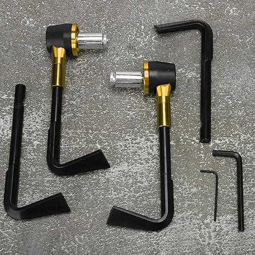 Miniatura 5 de EVGATSAUTO Protectores de palanca de motocicleta, protector de palanca de freno delantero CNC, empuñadura de motocicleta, protector de motocicleta