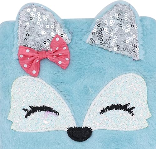 Miniatura 9 de BOLLEY JOSS Lovely Animals Notebook Kids Plush Diary for Girls Teens Fuzzy Journal Writing Pad A5 Lined 160 Pages