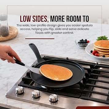 Alva Energy 11-Inch Ceramic Nonstick Crepe and Pancake Pan